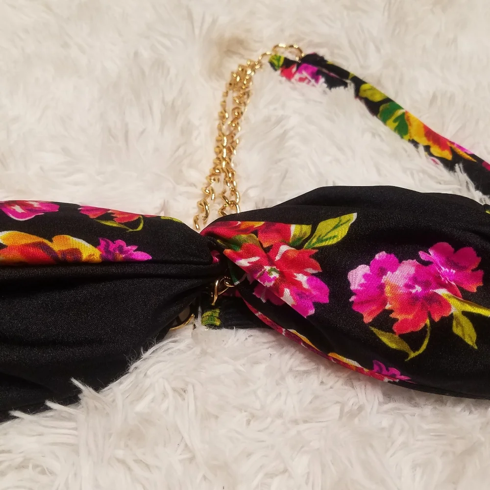 Victoria's Secret Vintage 2013 Floral Chain Bikini